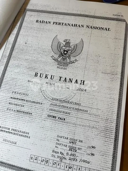 Tanah Strategis Luas Sudah Pagar Keliling di Taman Cargo Denpasar - Image 1 of 4