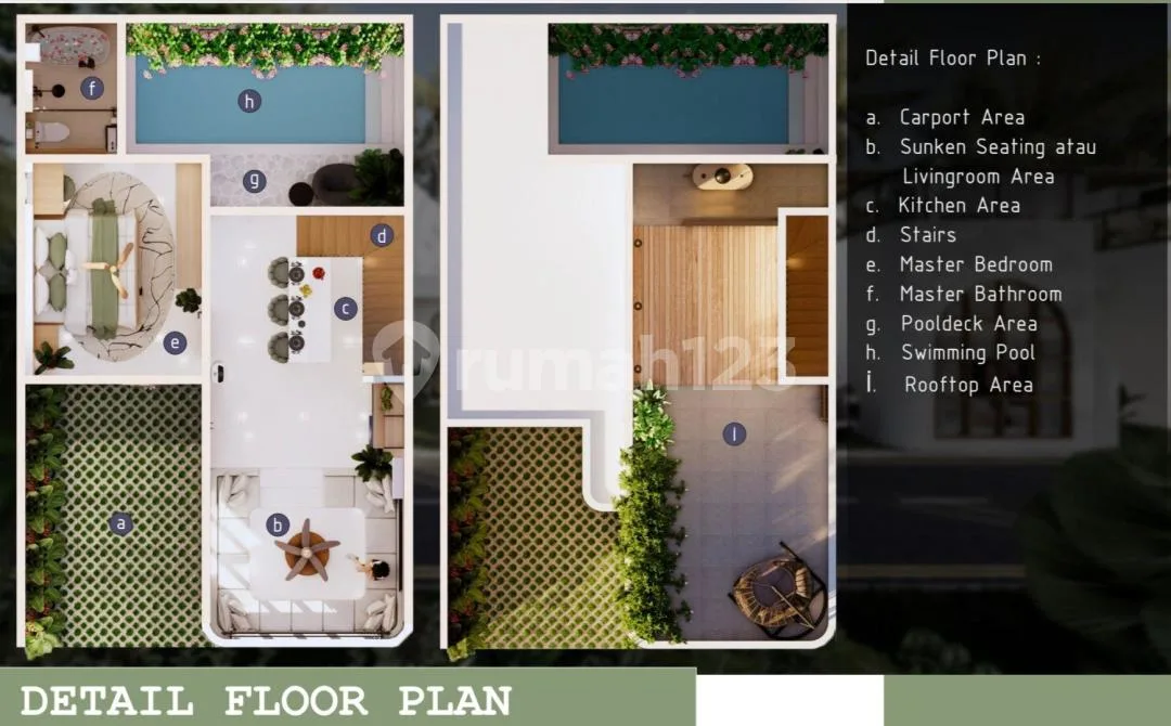 Villa Murah 1,25 M Plus Pool di Tabanan - Image 3 of 4