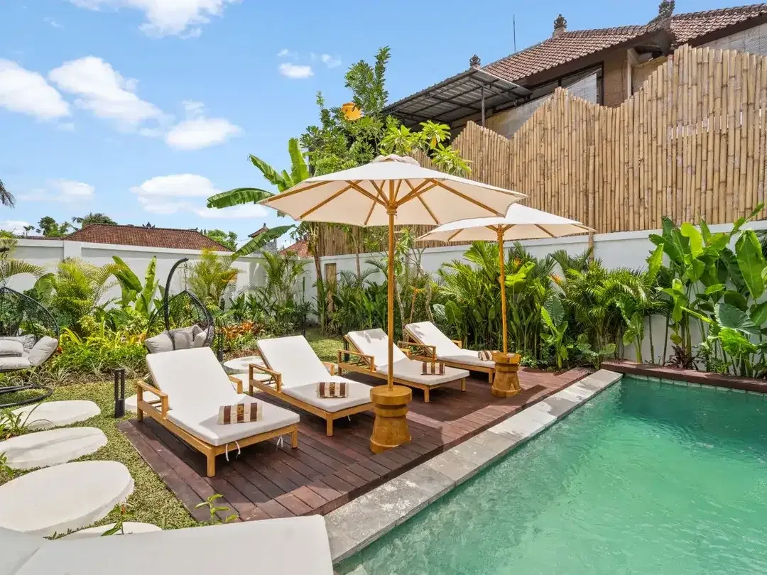 Vila siap huni dengan 2 kamar tidur di kawasan hijau Ubud! - Image 3 of 10