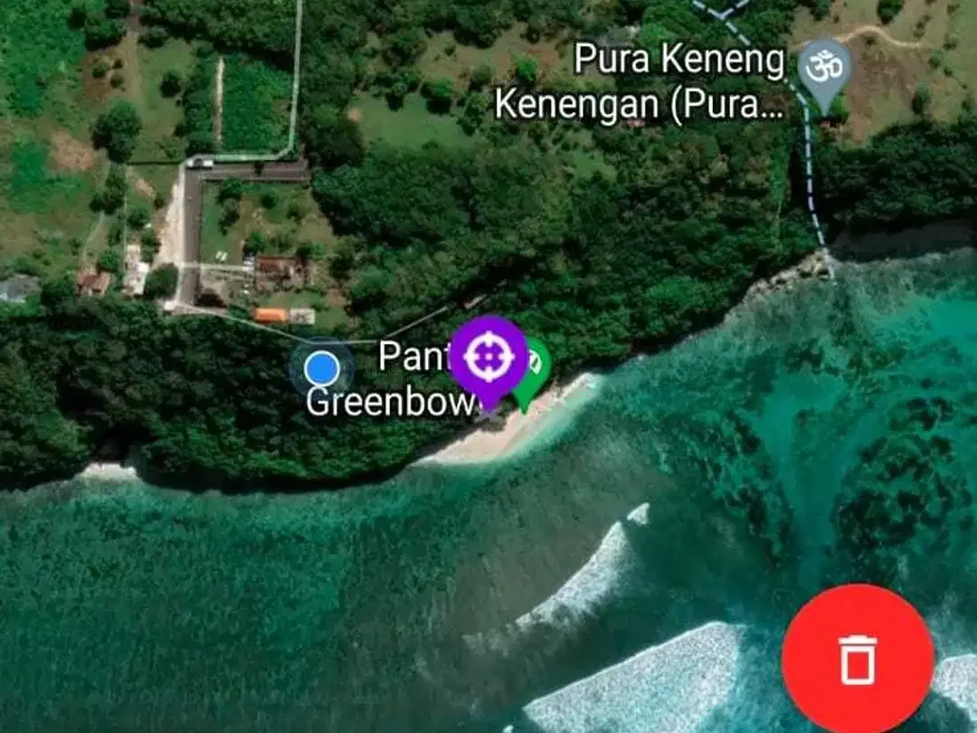 Cliff Land For Sale in Bali Cliff Tanah Tebing Bali Cliff - Image 1 of 10