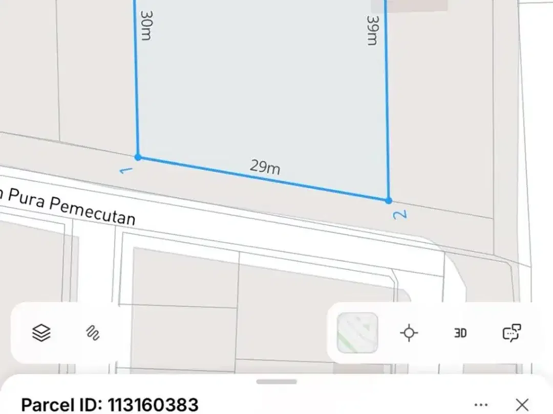 Dijual tanah di Jl Pura Pemecutan Ungasan - Image 2 of 10