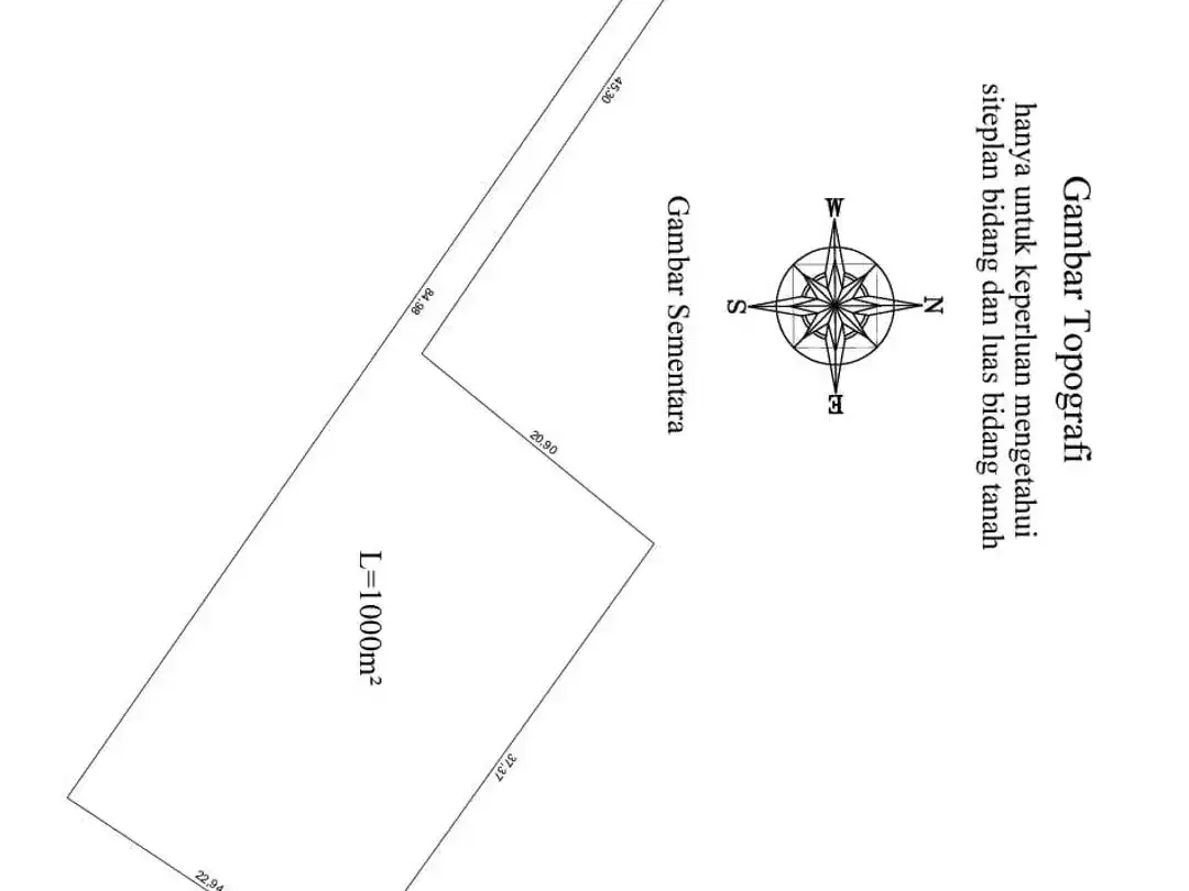 Dijual tanah di jalan utama Toyaning 2, Ungasan. - Image 9 of 10