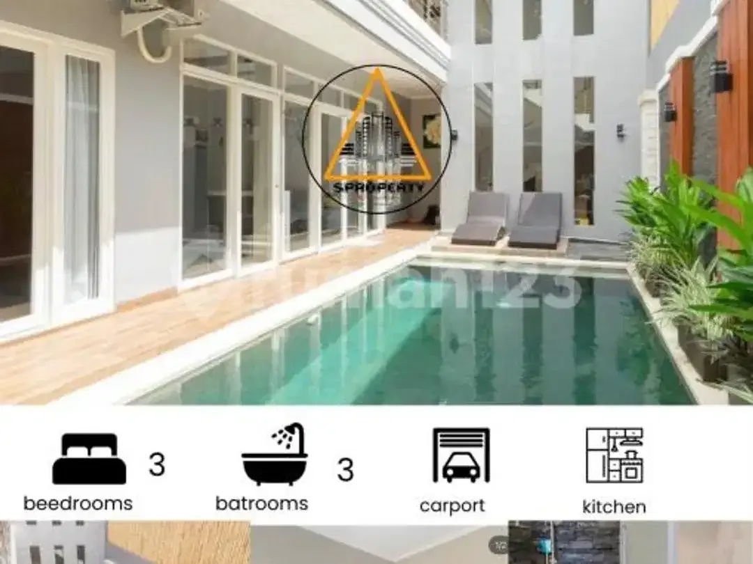 Di Jual Villa di Raya Kerobokan Canggu - Image 1 of 5