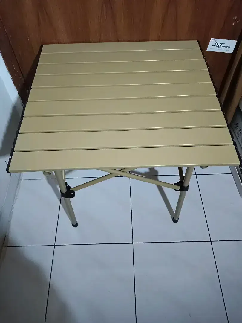 Meja Camping Lipat Outdoor portable 55x52x49cm Bhn kuat kokoh free tas - Image 3 of 4