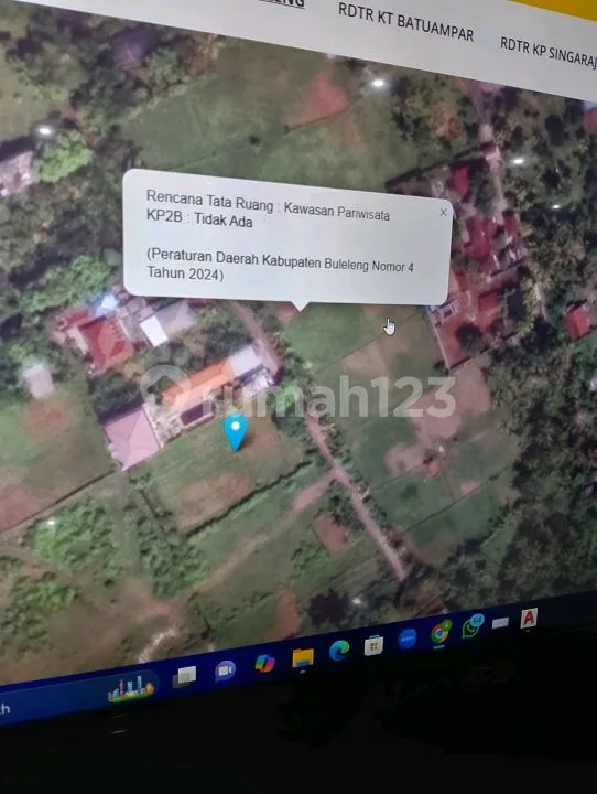 Premium Land For Sale Land 14 Are Close To The Beach And Rice Field View In Central Lovina - Image 2 of 4