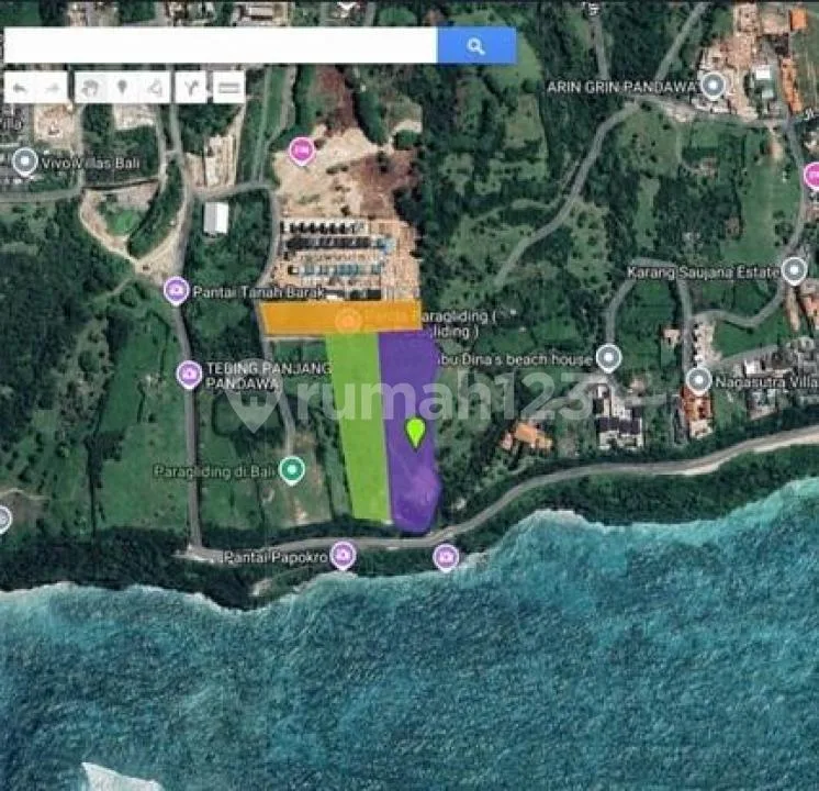 Dijual Tanah Cliff Front / Los Tebing di Uluwatu- Pantai Pandawa - Image 1 of 4