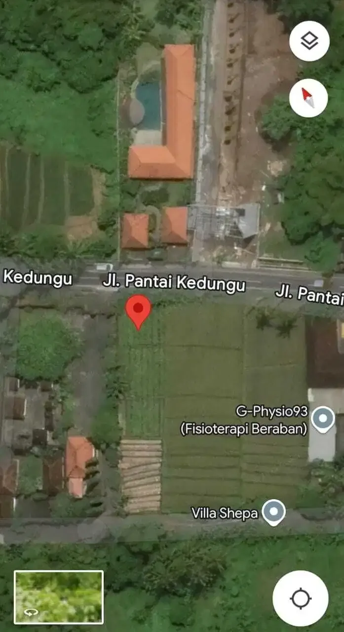 Tanah 690m2 View Sawah di Jalan Utama pantai Kedungu - Image 5 of 10