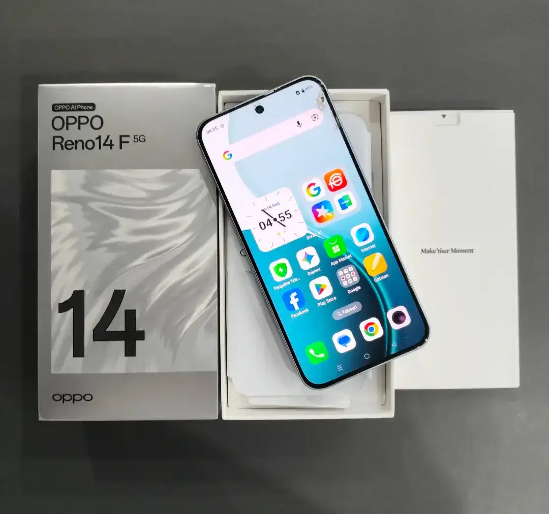 Jual Hp Second Oppo Reno 14F 5G 12/256 - Image 1 of 3