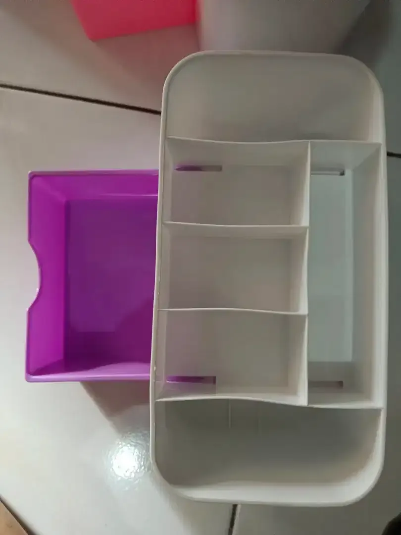 20rb BARU-Rak/Laci Kosmetik Mini Serbaguna,bahan plastik Uk. 21x10x9cm - Image 5 of 5