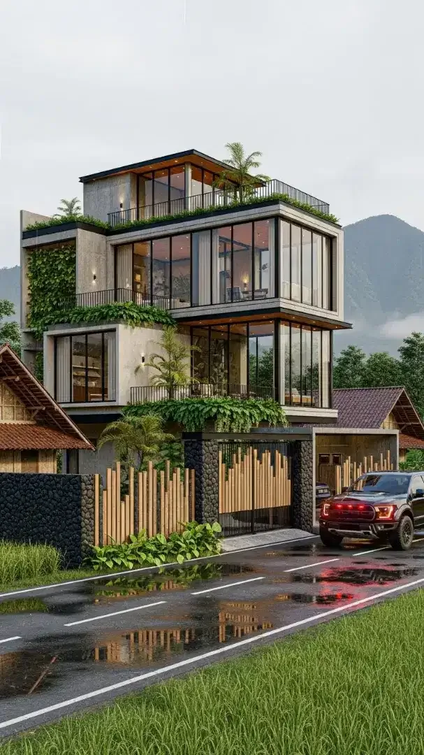 Taman exterior facade - jasa bangun arsitek - Image 4 of 4