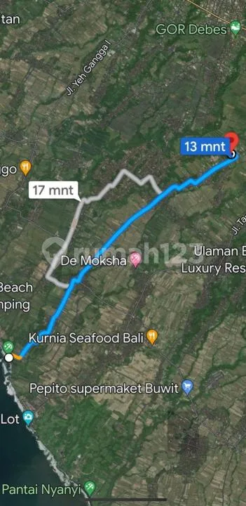 Dijual Tanah Tabanan Kavling 1 Are View Sawah #6436 - Image 3 of 4