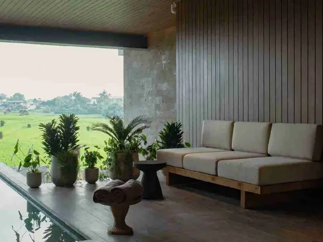 Dijual Brand New Villa Bergaya Modern Kontemporer View hamparan Sawah Dalam Cluster di Canggu - Image 5 of 10