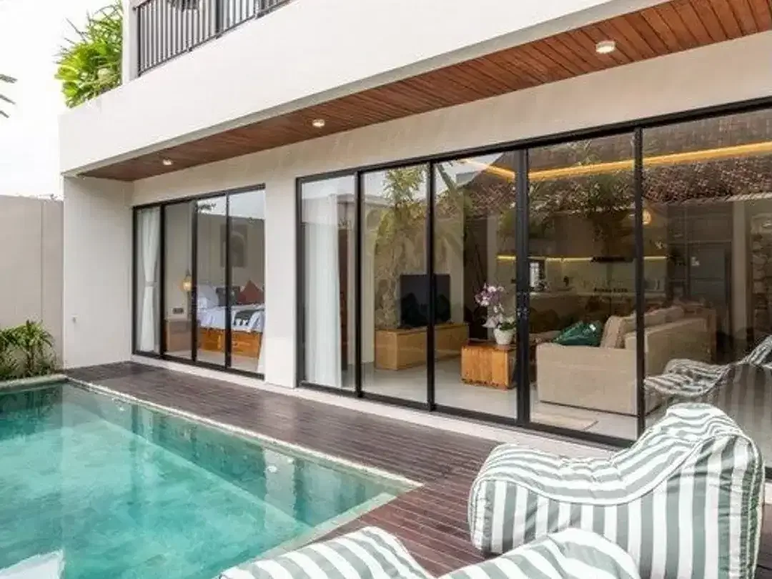Brand New Modern Mediterranean 3-Bedroom Villa For Rent In Munggu - Image 1 of 10