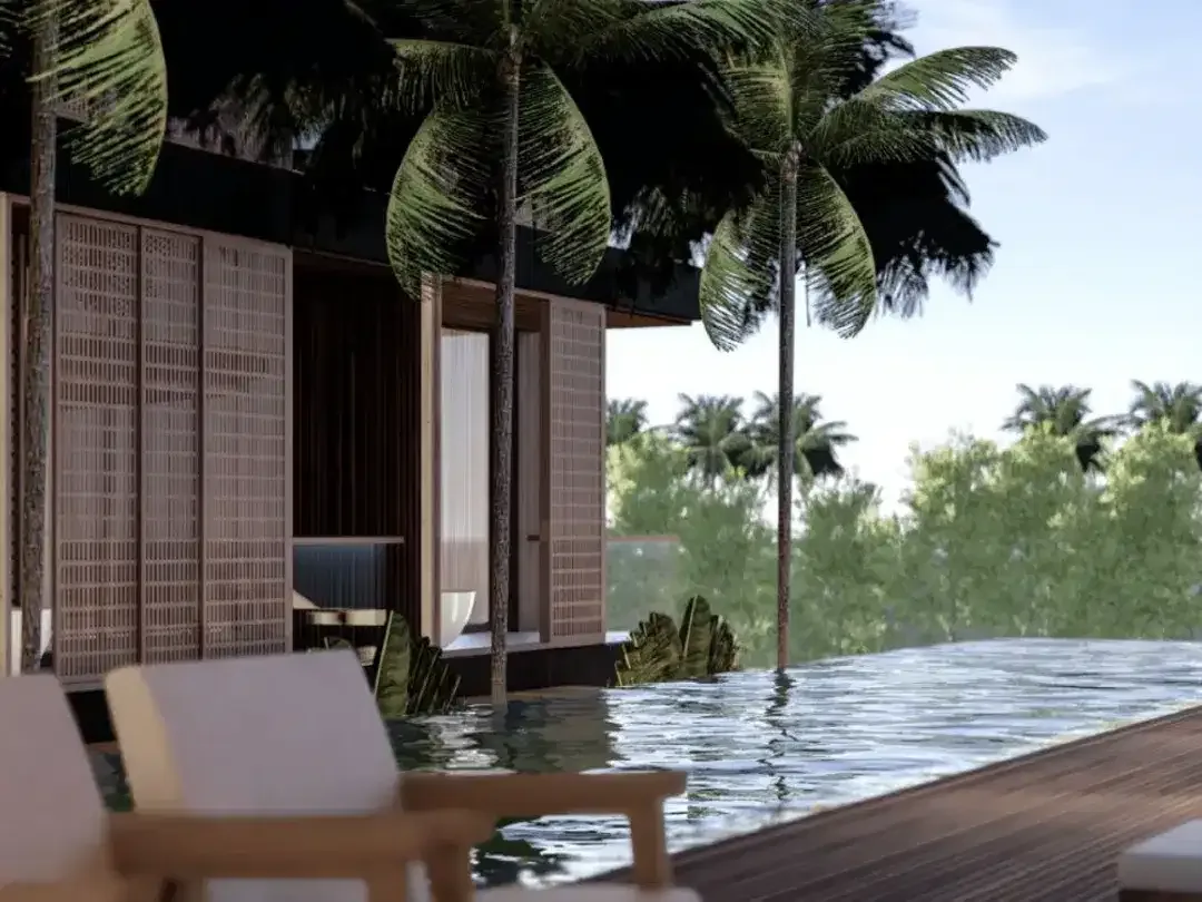 Vila dan apartemen premium di pusat Canggu dengan pemandangan sawah - Image 2 of 10