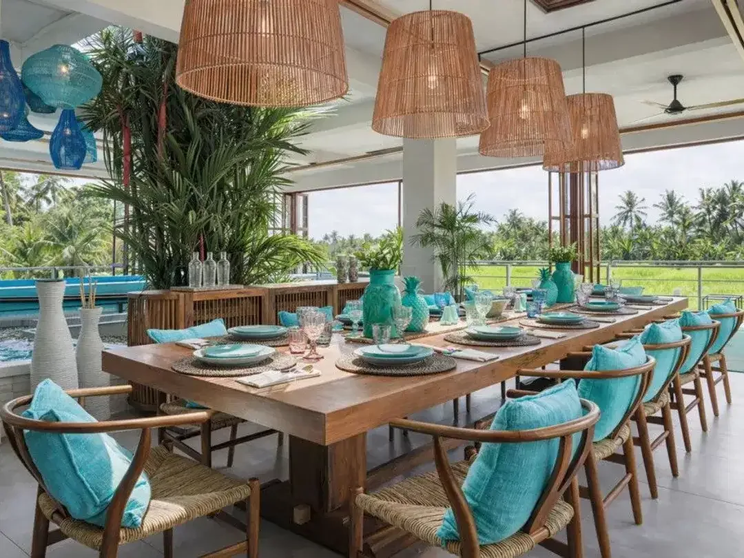 LEASEHOLD | LUXURY 5-BEDROOM VILLA WITH RICE FIELD VIEWS - TANAH LOT - Image 5 of 9