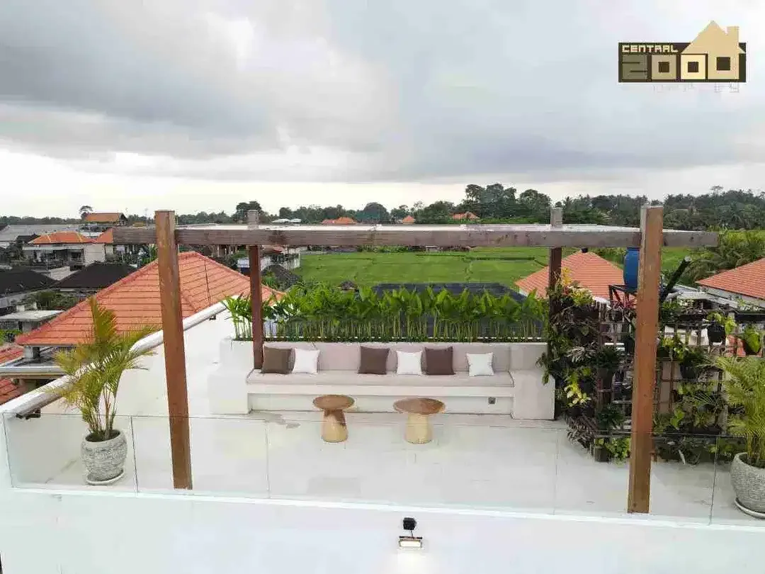 Freehold Modern Tropical Villa For Sale In Ubud With Greenzone Ricefield View - Image 9 of 10