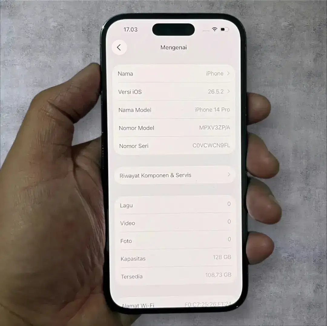 Iphone 14 Pro 128 GB Beacukai Sinyal Permanen - Image 2 of 3