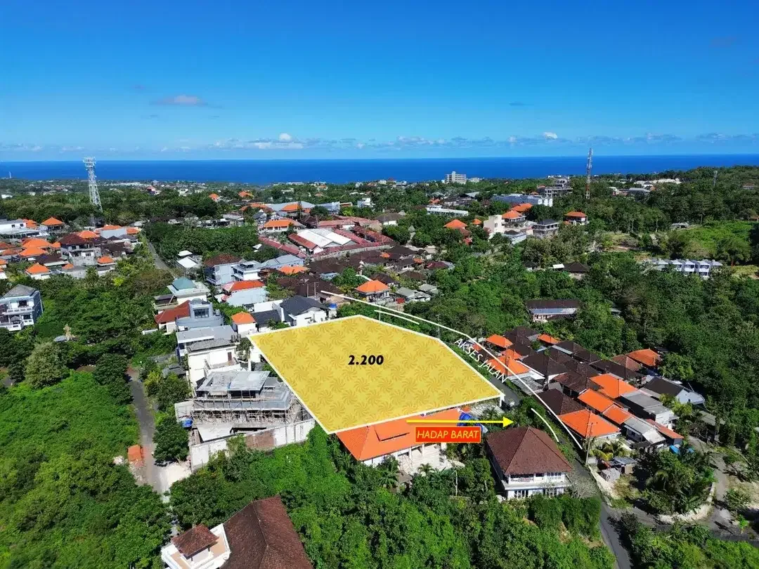 Dijual Tanah Ocean View di Pecatu Uluwatu - Image 7 of 9
