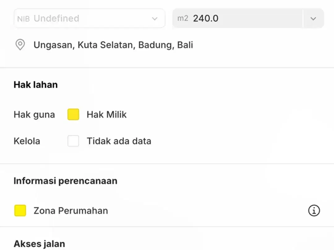 DIJUAL TANAH KOMERSIAL PLOT KECIL – JALAN UTAMA TOYANING I, UNGASAN - Image 10 of 10