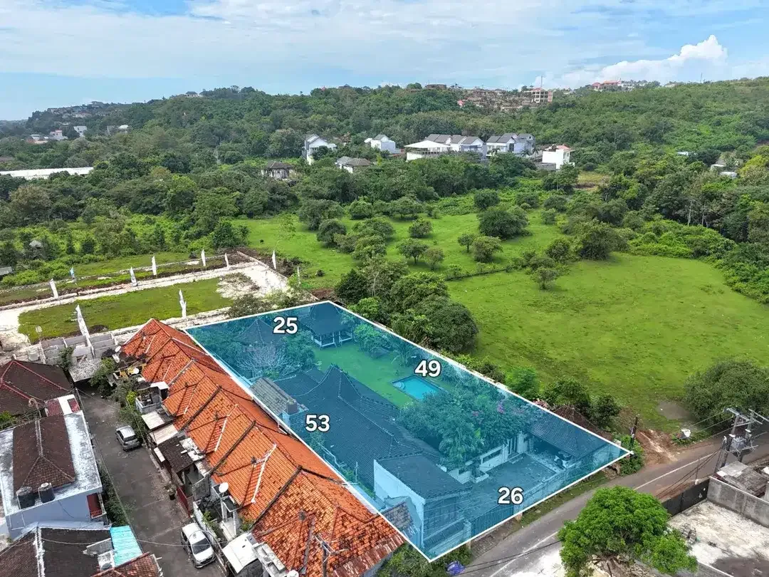 Tanah Jimbaran Bawah Dekat Kampus Unud Bonus Villa Joglo - Image 6 of 10