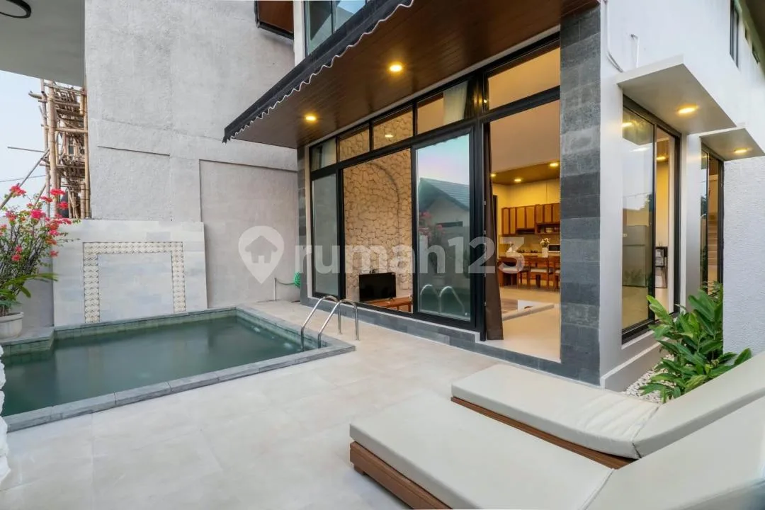 For Rent - New Villa 3 Br At Canggu With Ricefield View - Image 4 of 4