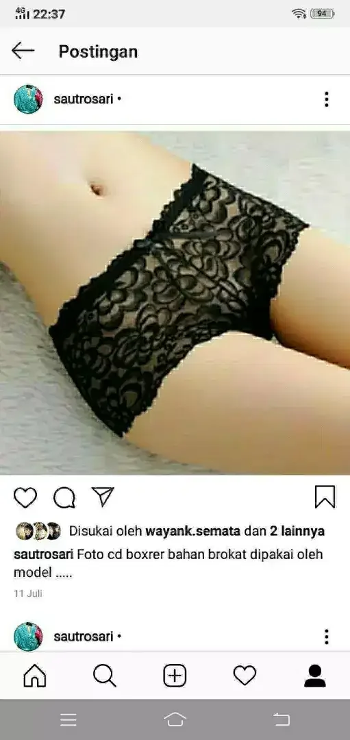 Aneka Celana Dalam Boxer wanita - Image 1 of 8