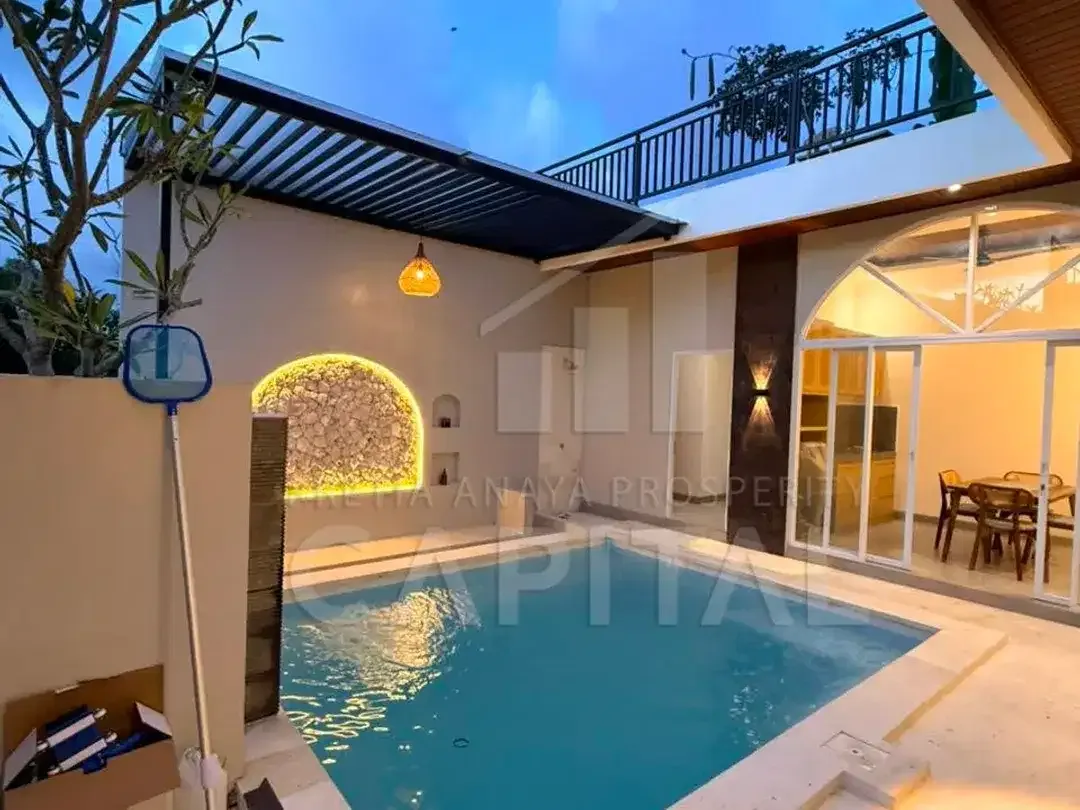 MODERN SANTORINI VILLA WITH OCEAN VIEW IN JIMBARAN BALI - Image 1 of 10