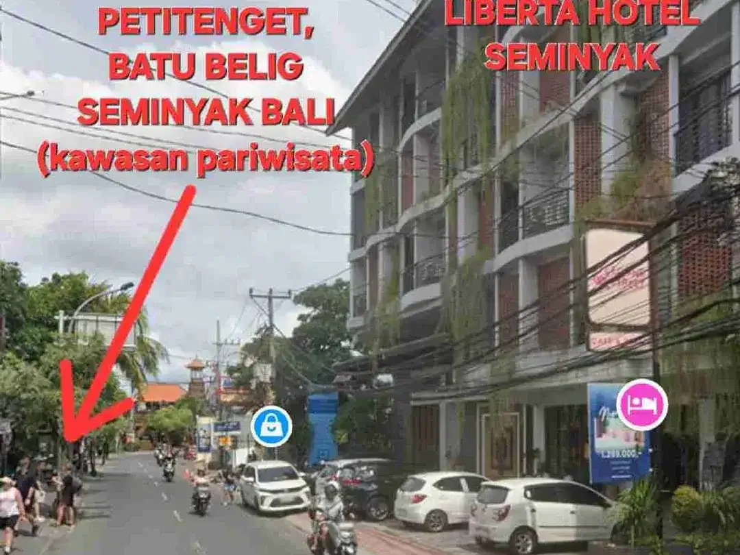 Jual tanah 3,5 are Kerobokan Seminyak Bali, jln raya Petitenget - Image 6 of 10