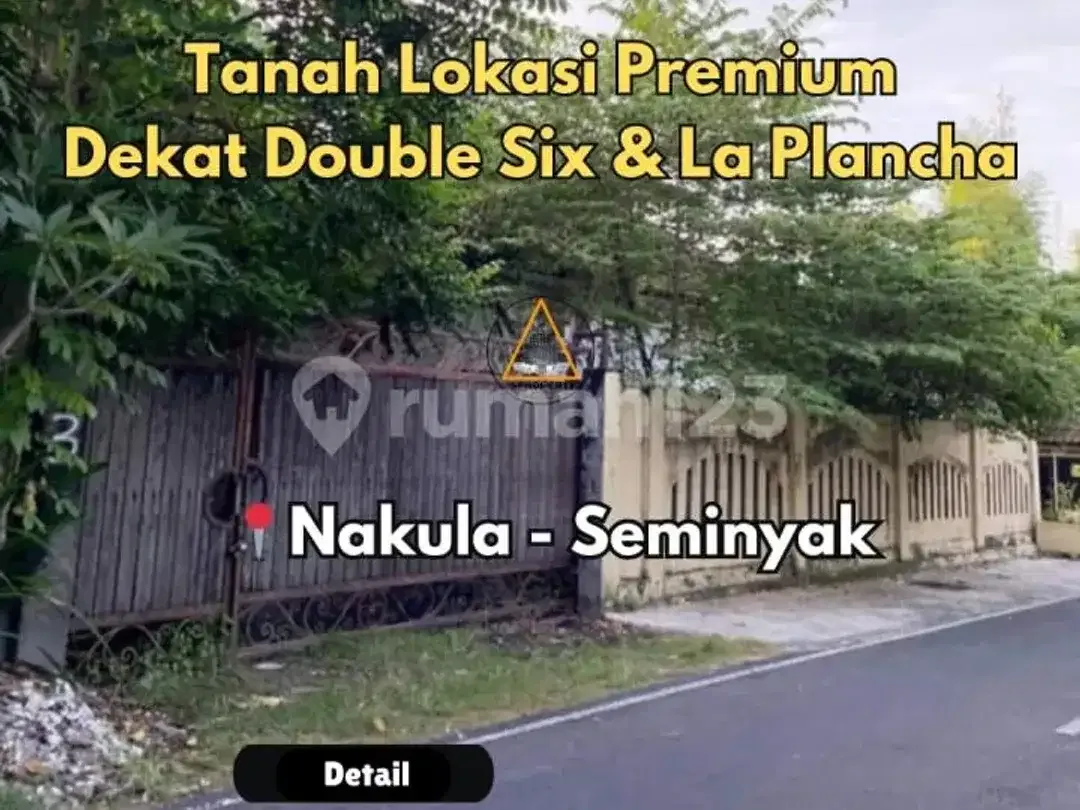 Tanah Lokasi Premium Seminyak Dekat Pantai Double Six - Image 1 of 5