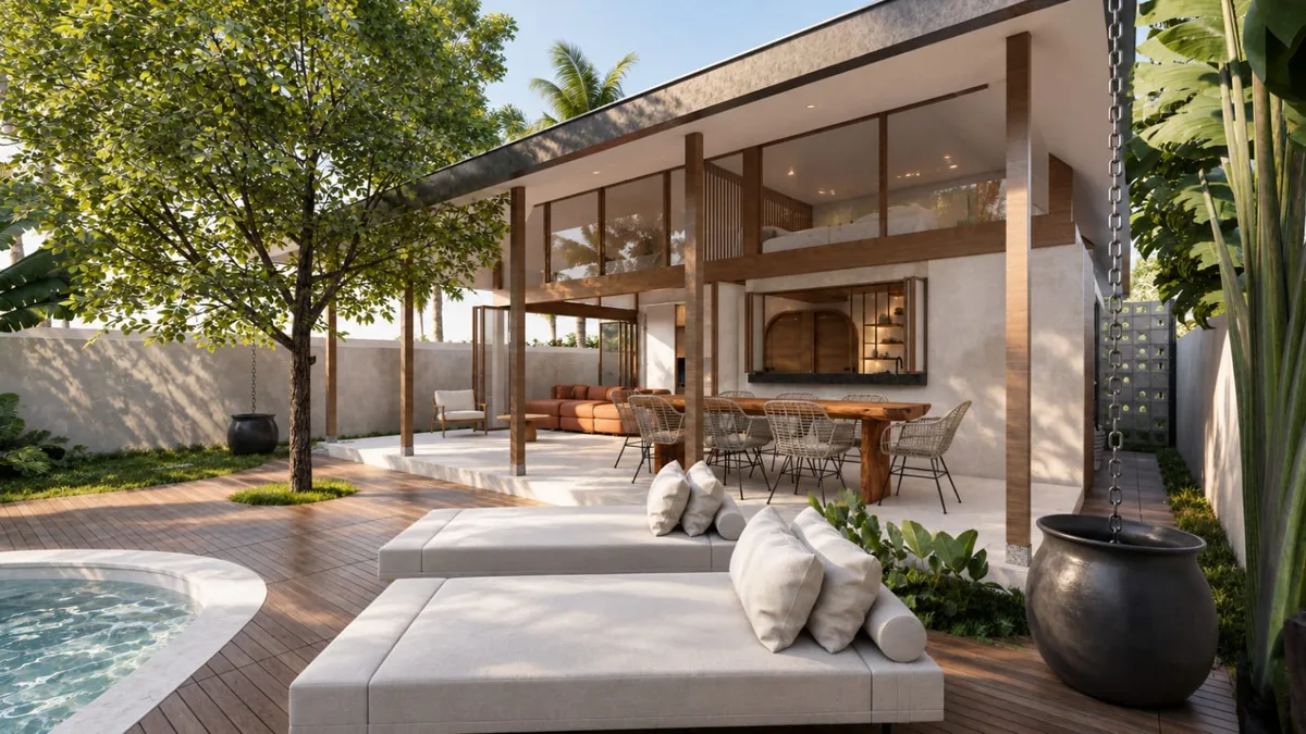 Casa Ana – New 4-Bedroom Pool Villa for Yearly Rent in Sanur (Off-Plan) - Image 1 of 10