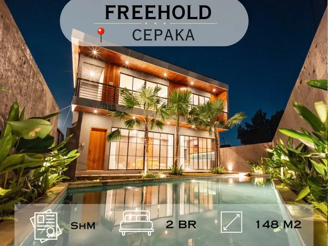 Exclusive Eiffel Villa – Modern Tropical Living in Cepaka Munggu, Bali - Image 1 of 10