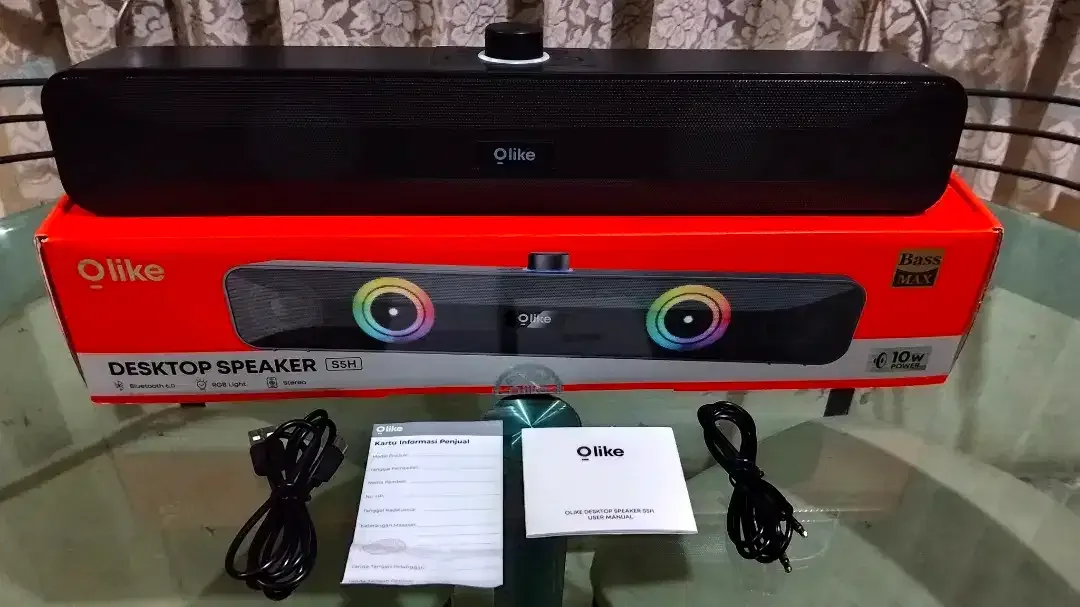 OLIKE S5H SOUND BAR SPEAKER RGB LIGHTS 10 WATT 1600 MAH BLUETOOTH 6.0 - Image 5 of 6