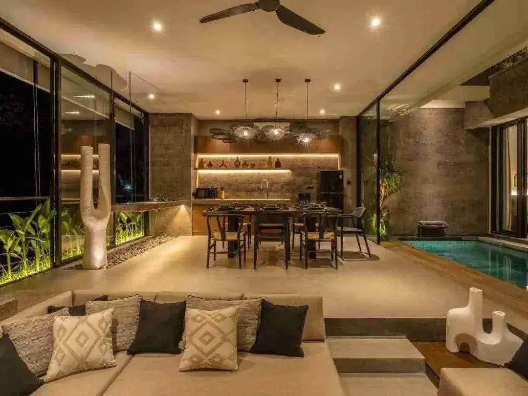 Villa Mewah Modern 4 Menit ke Pantai Berawa Canggu - Image 2 of 10