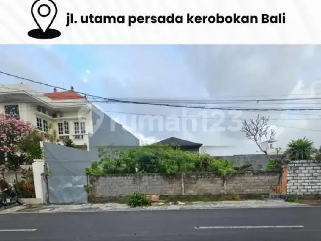 Dijual Tanah Komersil Kecil di Jln Utama Persada Kerobokan Bali - Image 1 of 6