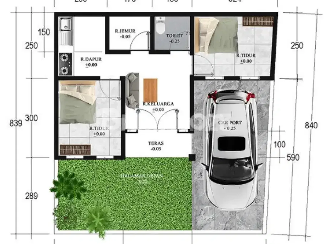 Rumah baru, minimalis di komplek perumahan Tabanan, Selingsing - Image 2 of 4