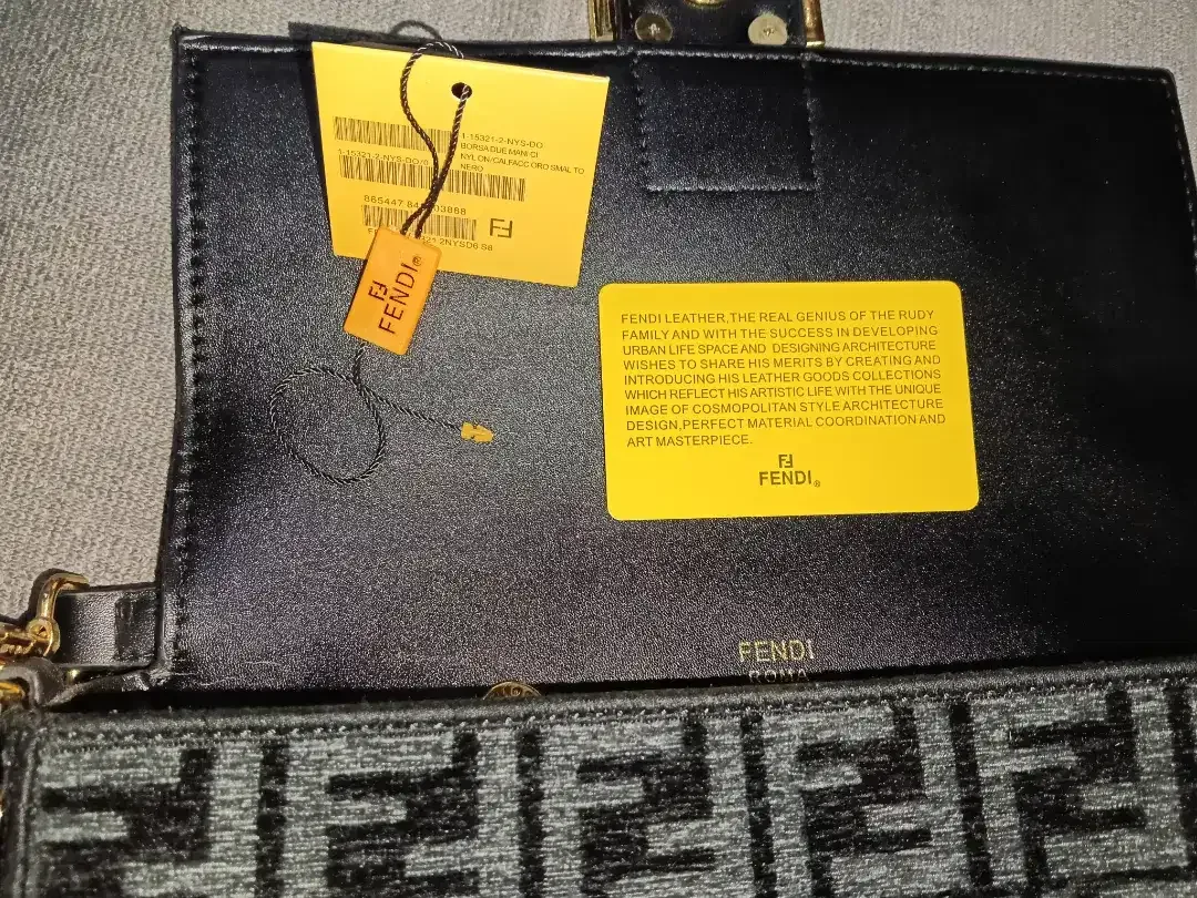 Tas FENDI BAGUETTE Jacquard Medium bag and shoulder - Image 8 of 10