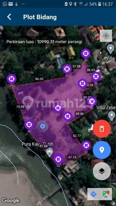 Dijual Cepat Tanah Tepi Pantai/ Los Pantai Berawa -Canggu - Image 2 of 4