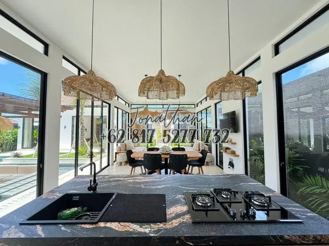 Disewa Leasehold Villa Baru 3 Kamar Kolam Renang Full Furnished di Ungasan Bali 24 Tahun - VSKHE - Image 5 of 10