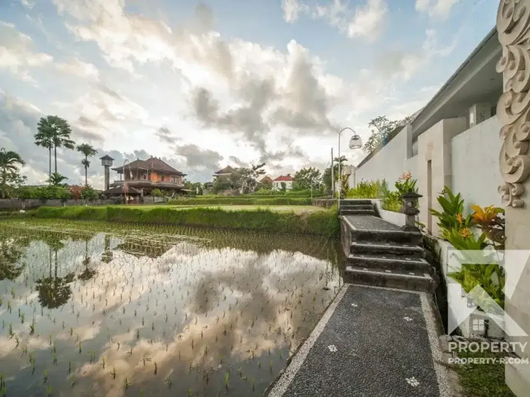 Villa 3 Kamar Tidur Modern dengan Pemandangan Sawah di Ubud Bali untuk Dijual Leasehold - Image 4 of 10