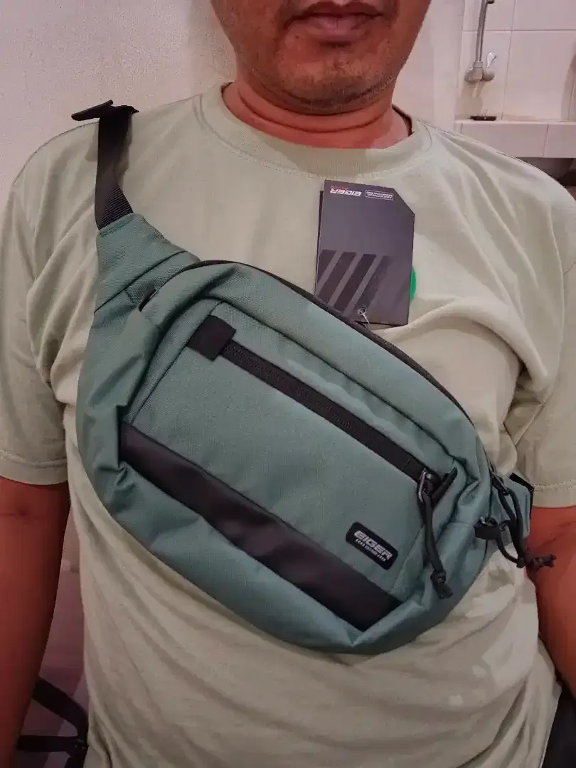 Tas Waistbag/Pinggang Merk EIGER DIJAMIN 100% ORIGINAL 3L 30x6x15cm - Image 1 of 8