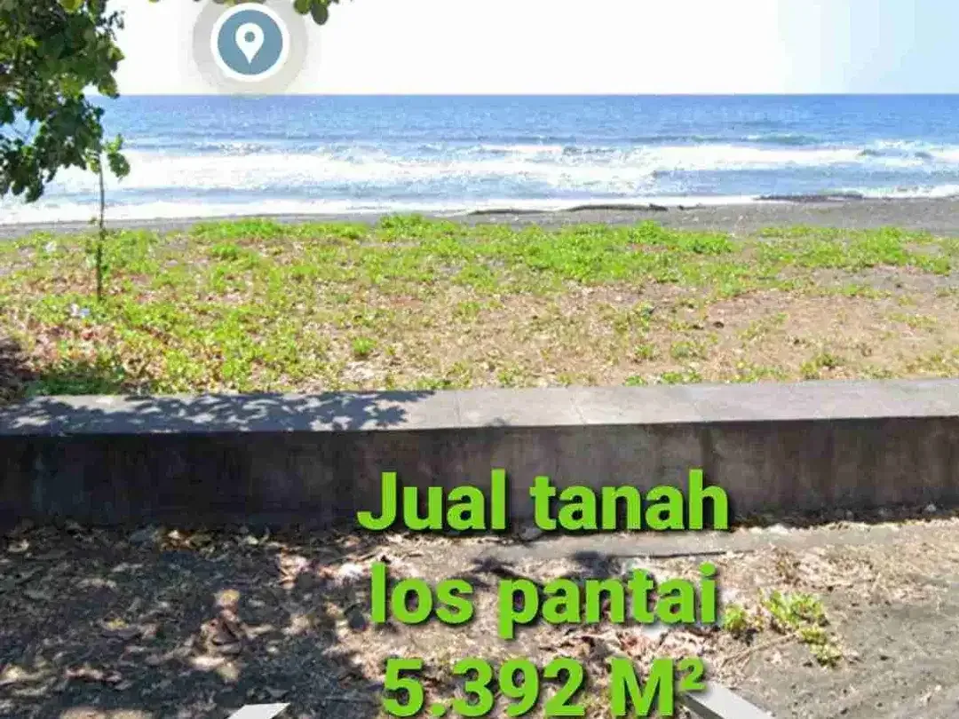 BEACHFRONT LAND for sale Jual tanah 53,92are di TEPI PANTAI Kalisada Buleleng Bali - Image 6 of 10