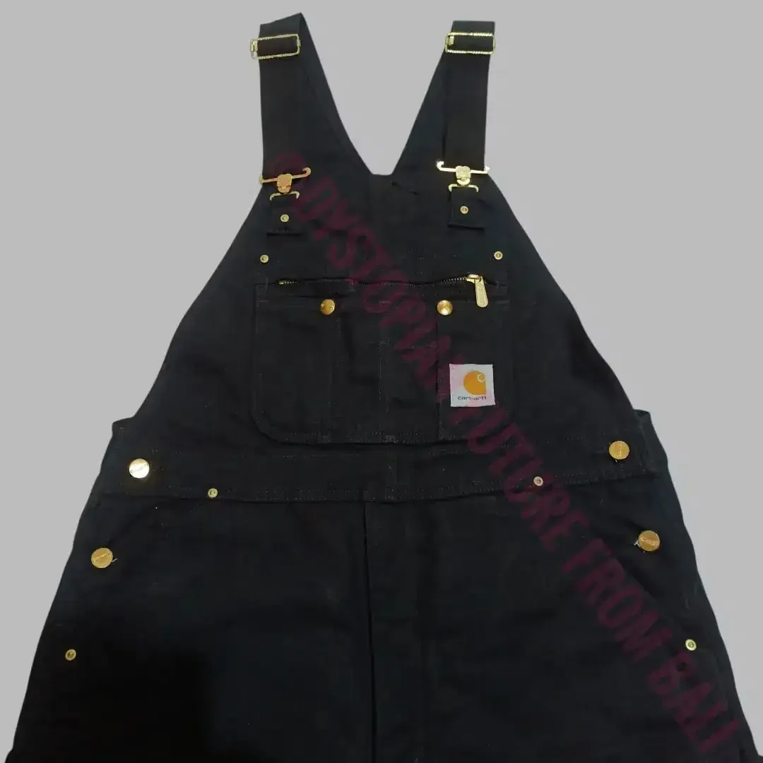 Carhartt Duck Zip-to-Thigh Bib Overall/Quilt Lined - Image 3 of 10