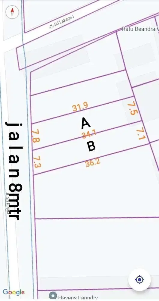 DIJUAL TANAH KOSONG DEKAT KE DOUBLE SIX BEACH SEMINYAK BALI - Image 4 of 4