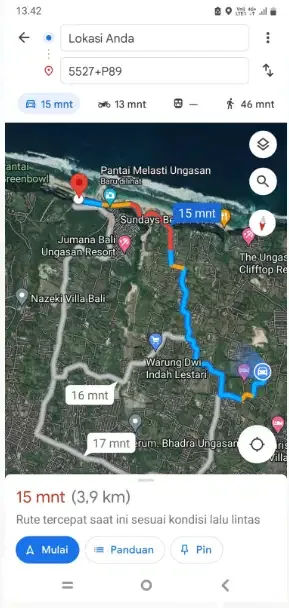 Tanah Murah 8 Are di Jl Tunjung Ungasan - Image 9 of 10