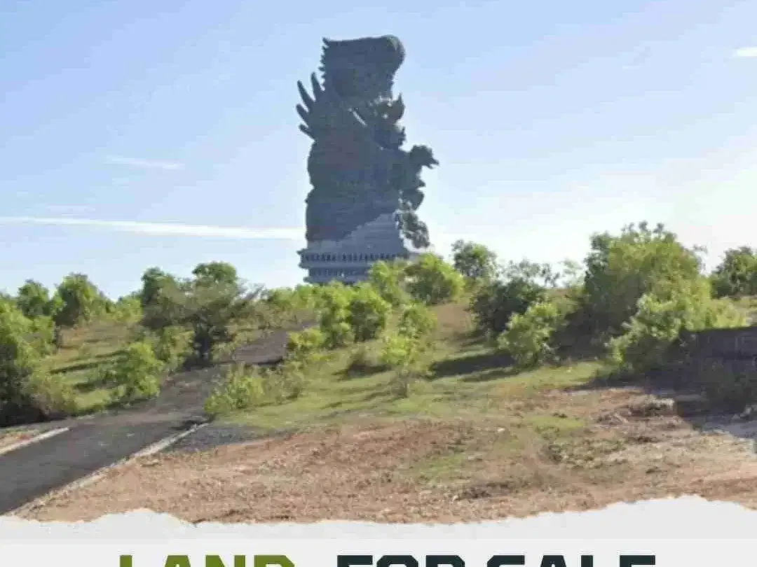 DIJUAL TANAH VIEW PATUNG GWK DENGAN LINGKUNGAN TENANG DAN NYAMAN - Image 1 of 5