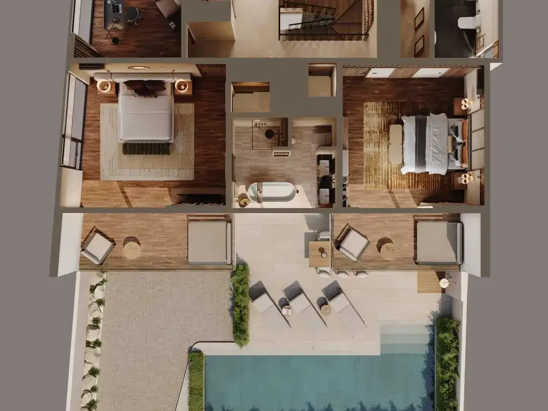 2 Bedroom Villa for sale at DARIA RESIDENCE KEDUNGU - Image 3 of 10