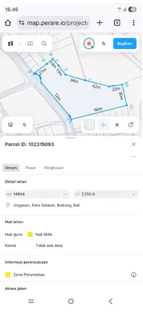 Tanah 73 Are di Ungasan - Image 3 of 10