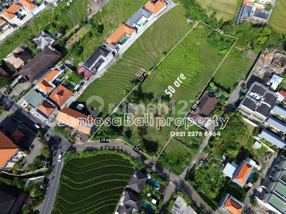 Prime land sale 50are - Munduk belah Pererenan Canggu - Image 4 of 4