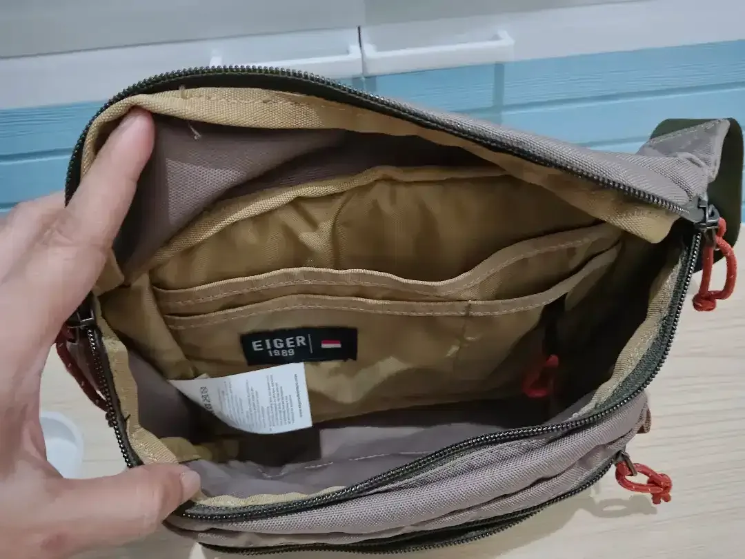 Tas Waistbag/Selempang/Pinggang Merk EIGER 100% ORIGINAL Uk37x11x16cm - Image 6 of 8