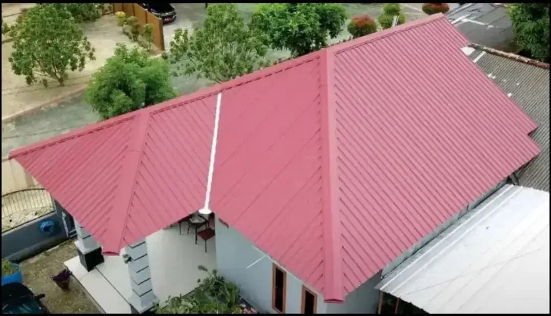Kanopi baja ringan, rangka baja ringan, Canopy besi hollo, plafon PVC - Image 4 of 9
